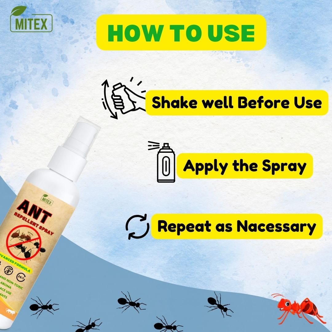 Ant Repellent Spray - for Home, Kitchen, Office & Garden