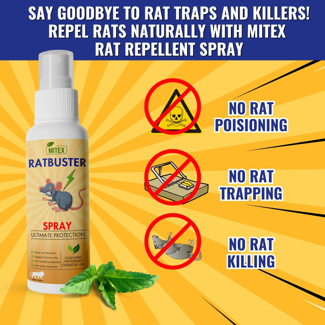 Ratbuster Spray Prevents Rat Attacks