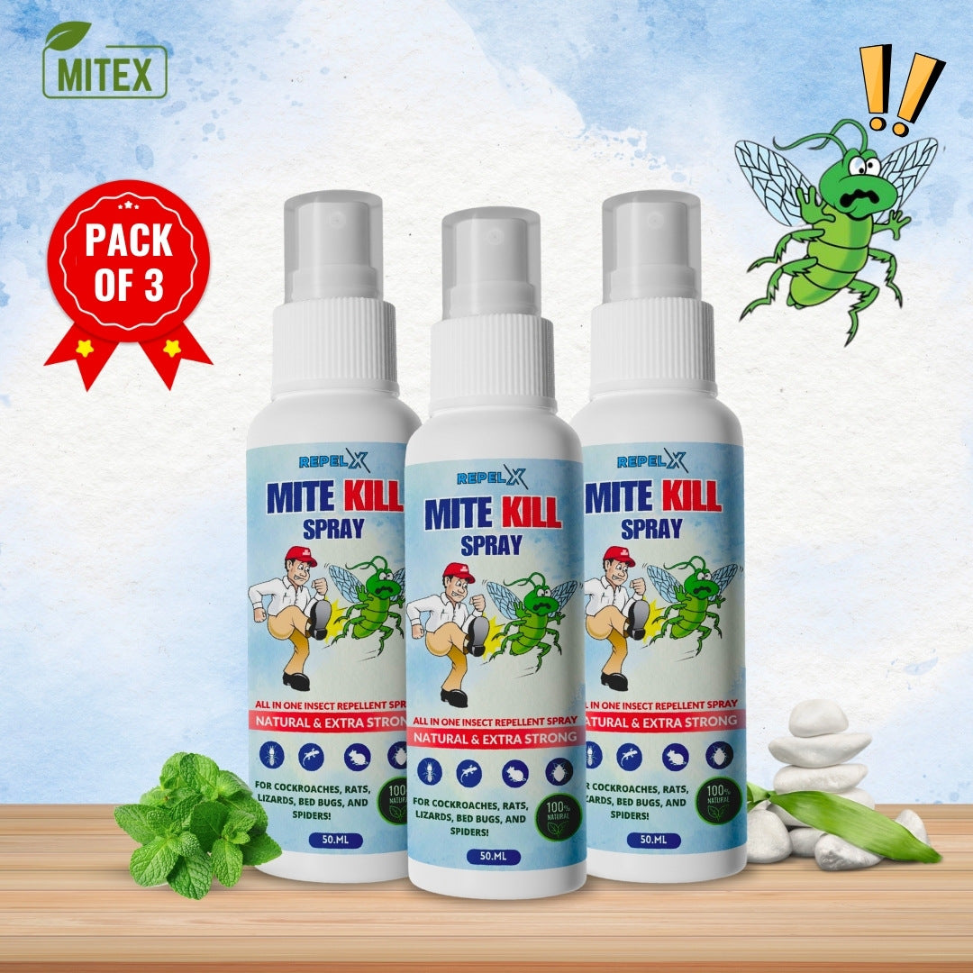 Mite Kill Spray All-in-One Defense Against (Cockroach, Rat, Mites & Li ...